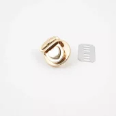 Veskelås hjerte 35x30mm, gull