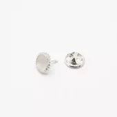 Pin Ø11mm, rund sølv