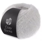 08 Cosy Socks - lys grå