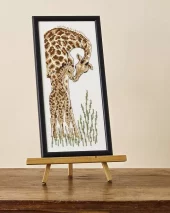 Sjiraff, bilde 15x35cm