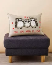 Owl you need is love, pute 58x40cm