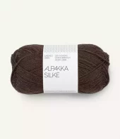 3591 Alpakka Silke - chocolate plum