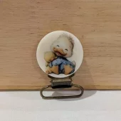 Seleklips messing 25mm, andunge