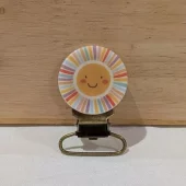 Seleklips messing 25mm, sol