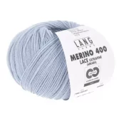 20 Merino 400 lace - baby blue
