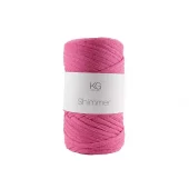 24 Shimmer - mørk rosa/sølv
