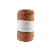 50 Shimmer - rødbrun/sølv