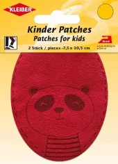 Reparasjonslapper m/motiv, rød panda