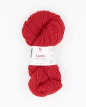 406 Luna lamullgarn - rød