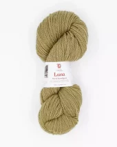 467 Luna lamullgarn - støvet gulgrønn