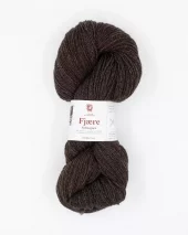 586 Fjære - melert mørk brun