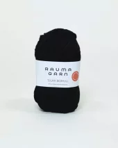 297 Tjukk Bomull - svart