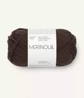 3081 Merinoull - dark brown