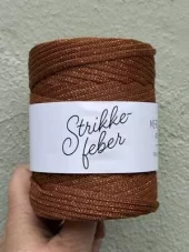 15 Mere snor glitter - brun & gull