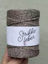 17 Mere snor glitter - beige m/flerfarget