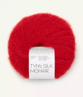 4219 Tynn Silk Mohair - true red