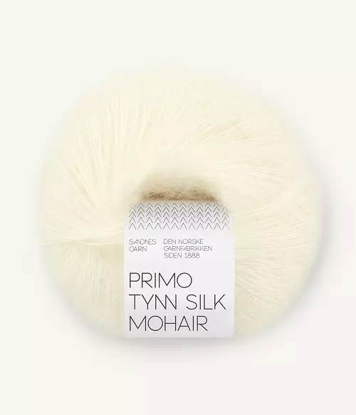 1012 Primo Tynn Silk Mohair - natural white