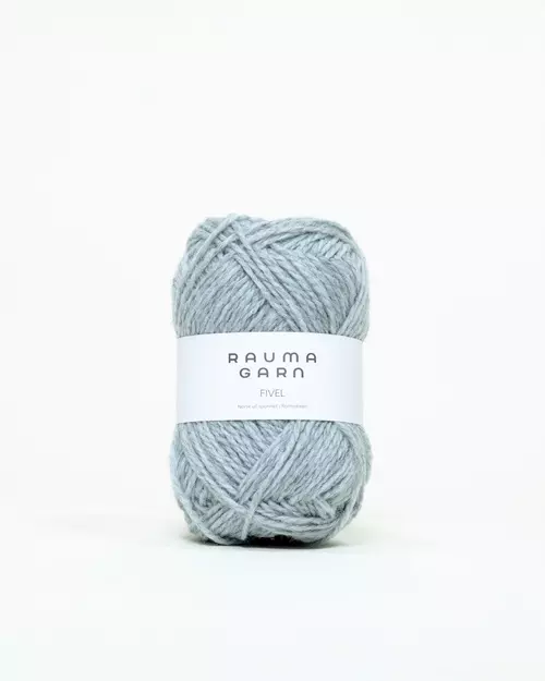 339 Fivel - lys blå melert
