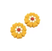 Maskestoppere 2stk, blomst oransje