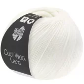 28 Cool Wool Lace - hvit