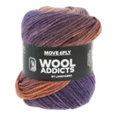 12 Move 6-ply - royal purple/orange/sand