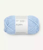 5812 Poppy - brunnera blue