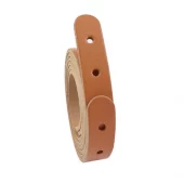 Miyako lærreim 80cm, camel 2stk