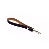 Miyako lærreim m/krok 22cm, svart