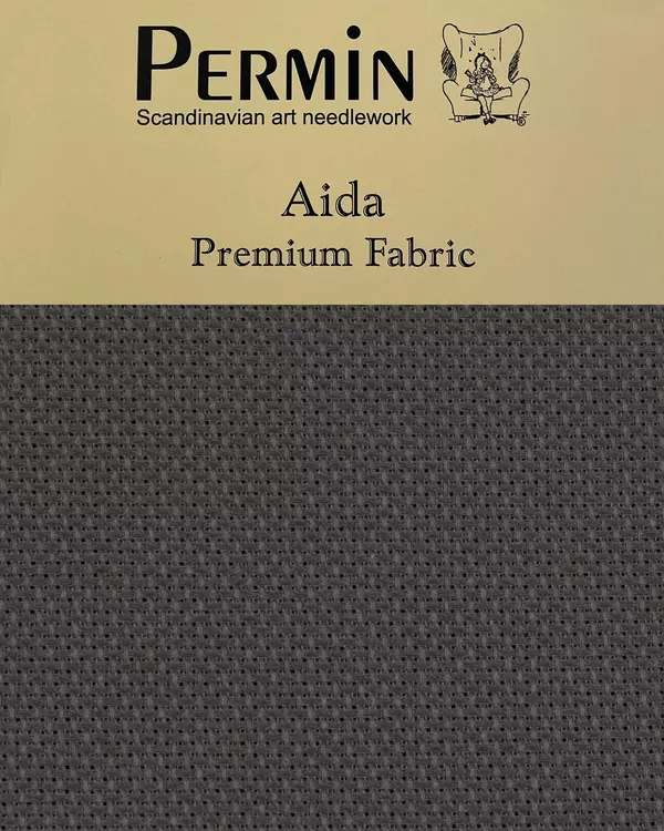 Aida 43x50cm 6,4 tr/cm - midnight grey