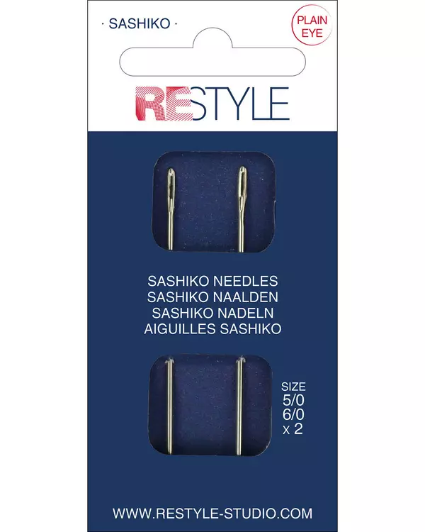 Sashiko needles 5/0 & 6/0 2stk