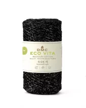 721 Eco Vita 4 Metallic - svart m/sølvtråd