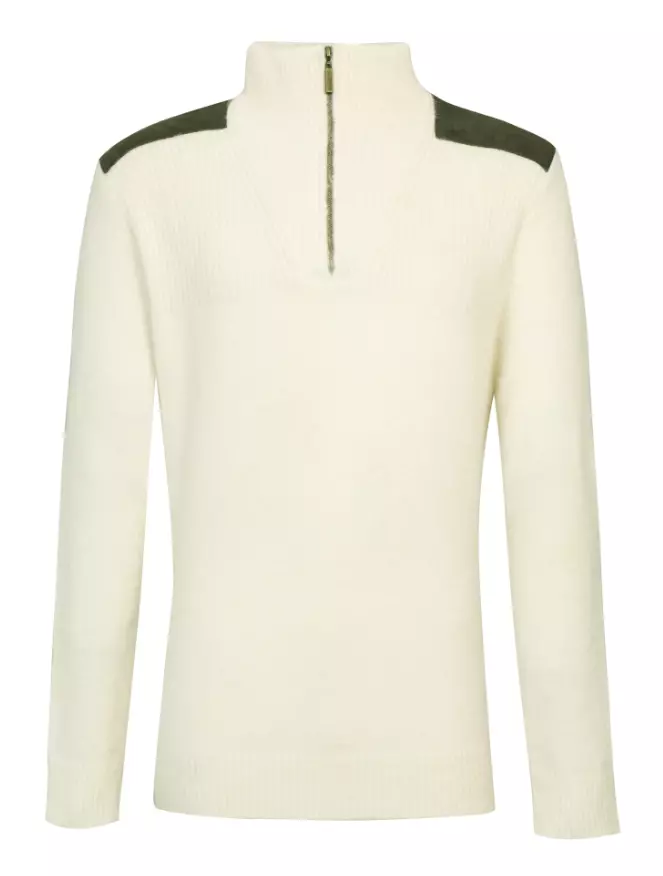 Woolland Loen knitted sweater M - Snow White