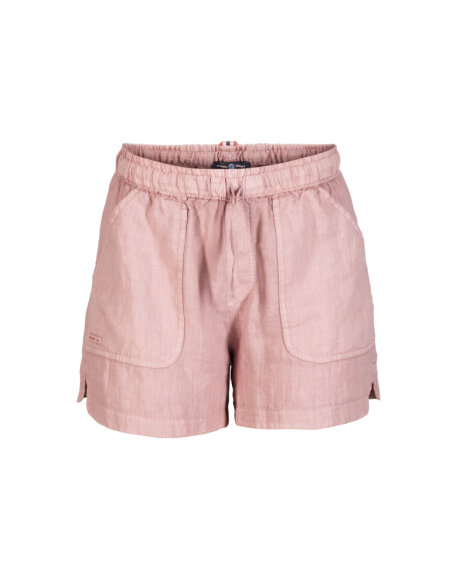 Amundsen Safari Linen Shorts - Faded Peony Pink