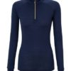 Woolland Rena Half Zip W - Blue Ink