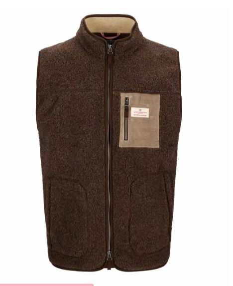 Amundsen Heroes Wool Fleece Vest M - Cowboy