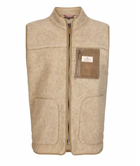 Amundsen Heroes Wool Fleece Vest M - Natural