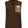 Amundsen Heroes Wool Fleece Vest W - Cowboy