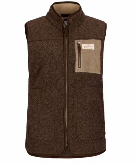 Amundsen Heroes Wool Fleece Vest W - Cowboy