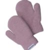 Face The Cold Angora Mitten Rosa