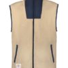 YMR Västanede Merino Fleece Vest M - Beige/Navy