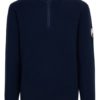 Woolland Tydal Knitted Sweater halv zip M - Dark Blue