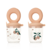 Liewood Miranda Food Feeder 2pk - Peach/ Sea shell