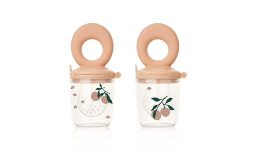 Liewood Miranda Food Feeder 2pk - Peach/ Sea shell