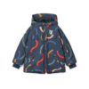 Liewood Kalle Snow Jacket - Grapic Swirls/Classic navy