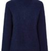 Woolland Loen Knitted Sweater W - Blue Ink