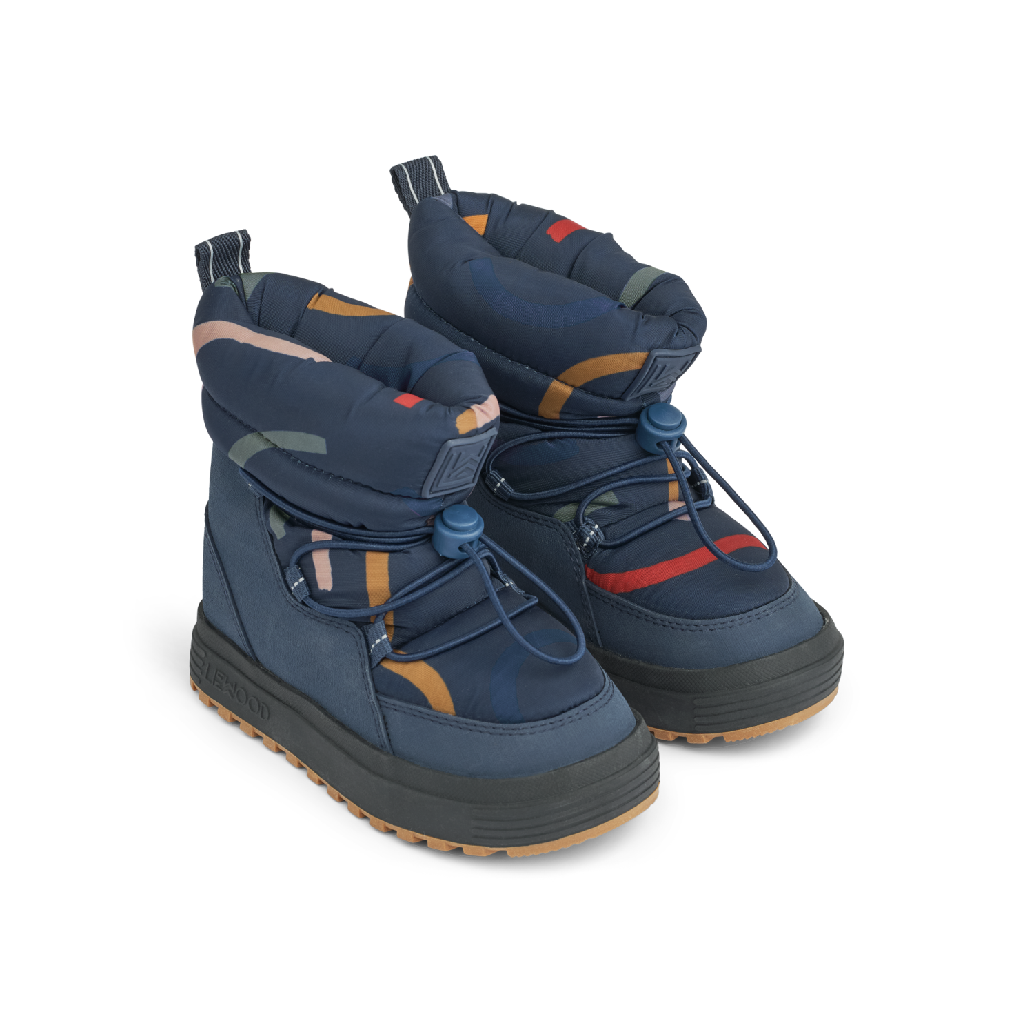 Liewood Zoey Snowboot - Grapic Swirls/Classic Navy