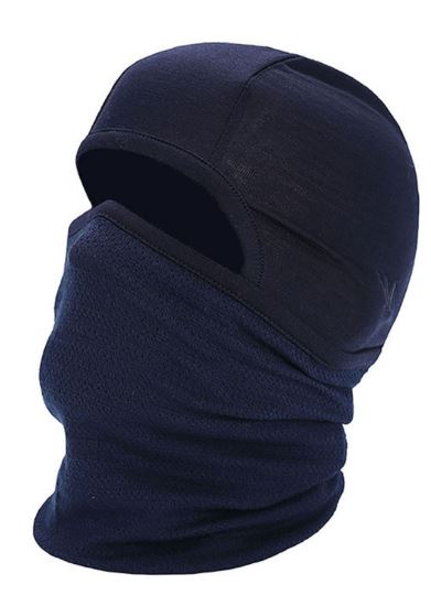 Woolland Trysil Balaclava Voksen - Blue Ink