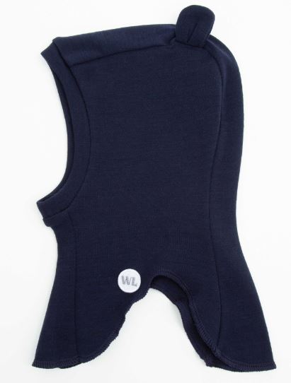 Woolland Levanger Baby Balaclava - Blue Ink