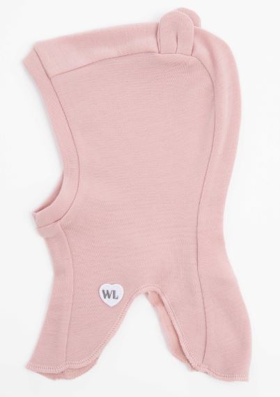 Woolland Levanger Baby Balaclava - Old Pink