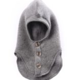 Woolland Norefjell Balaclava Baby - Grey Melange